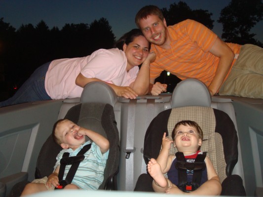 Family Car Pose