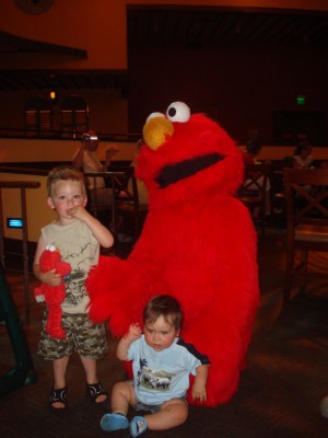 Elmo Breakfast at Sea World