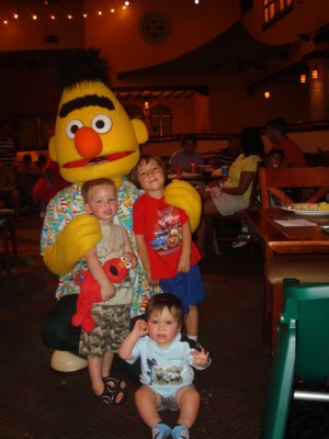 Elmo Breakfast at Sea World