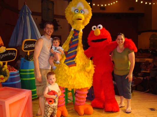 Elmo Breakfast at Sea World