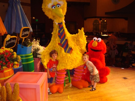 Elmo Breakfast at Sea World