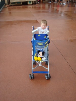 Nathan Pushing Mickey