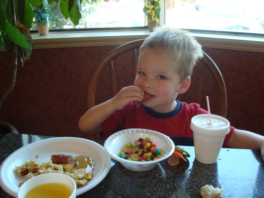 Breakfast at the Hotel